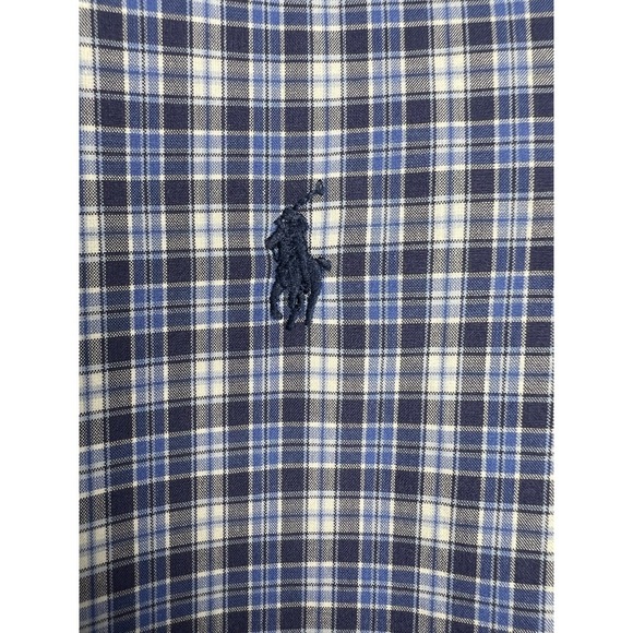 Ralph Lauren Classic Fit Long Sleeve Pony Logo Button Down Shirt Size Large - Picture 3 of 7